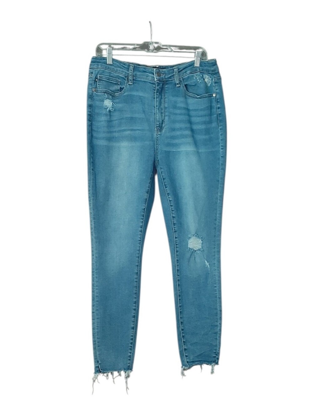 Judy Blue Distressed High-Rise Women’s Jeans. Size 15/32